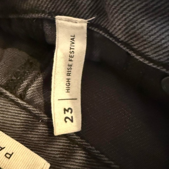 PacSun Charcoal Distressed Jean Shorts - Picture 5 of 5